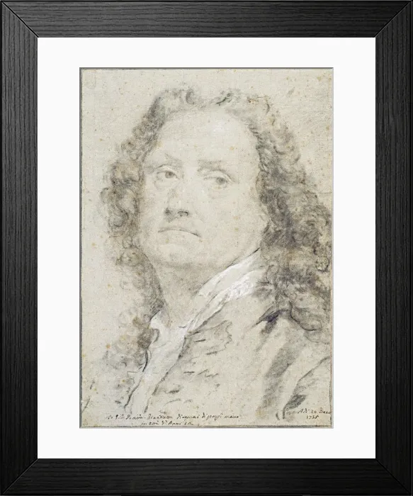 Framed Print : Self-portrait, 1735. Artist: Piazzetta, Gian Battista (1683-1754) Framed Print : Self-portrait, 1735. Artist: Piazzetta, Gian Battista (1683-1754)