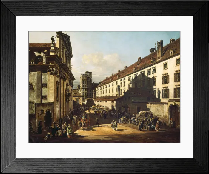 Framed Print : Vienna, Dominican Church, 1759-1760. Artist: Bellotto, Bernardo (1720-1780) Framed Print : Vienna, Dominican Church, 1759-1760. Artist: Bellotto, Bernardo (1720-1780)
