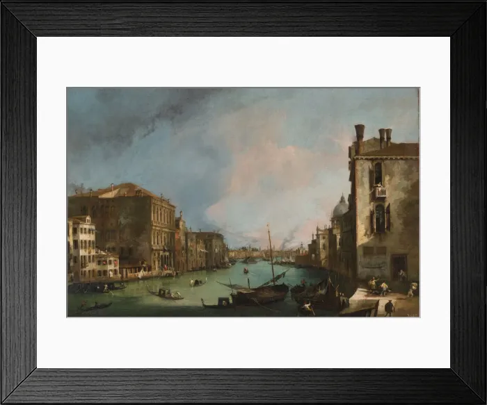 Framed Print : The Grand Canal in Venice, 1723. Artist: Canaletto (1697-1768) Framed Print : The Grand Canal in Venice, 1723. Artist: Canaletto (1697-1768)