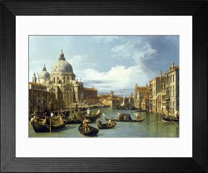 Framed Print : The Entrance to the Grand Canal, Venice, ca 1730. Artist: Canaletto (1697-1768) Framed Print : The Entrance to the Grand Canal, Venice, ca 1730. Artist: Canaletto (1697-1768)