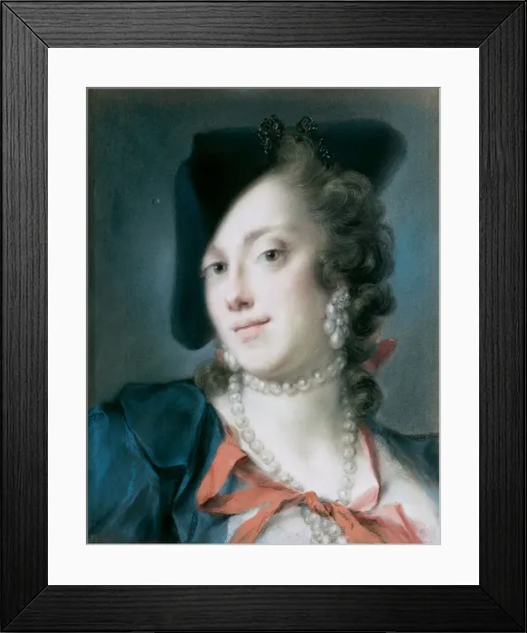 Framed Print : A Venetian Lady from the House of Barbarigo (Caterina Sagredo Barbarigo), ca 1735-1739. Artist: Carriera, Rosalba Giovanna (1657-1757) Framed Print : A Venetian Lady from the House of Barbarigo (Caterina Sagredo Barbarigo), ca 1735-1739. Artist: Carriera, Rosalba Giovanna (1657-1757)