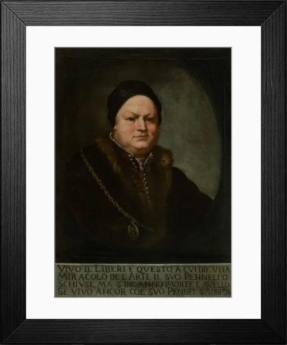 Framed Print : Portrait of the painter Pietro Liberi (1605-1687). Artist: Liberi, Marco (c. 1640-after 1687) Framed Print : Portrait of the painter Pietro Liberi (1605-1687). Artist: Liberi, Marco (c. 1640-after 1687)