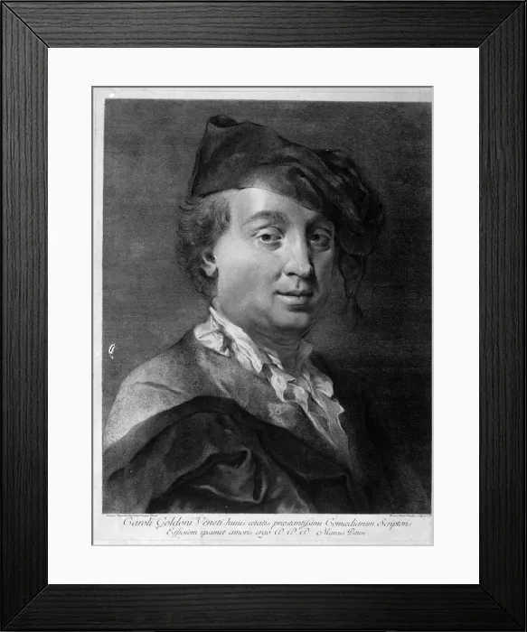 Framed Print : Carlo Goldoni (1707-1793), Mid of the 18th cen Artist: Piazzetta, Gian Battista (1683-1754) Framed Print : Carlo Goldoni (1707-1793), Mid of the 18th cen Artist: Piazzetta, Gian Battista (1683-1754)