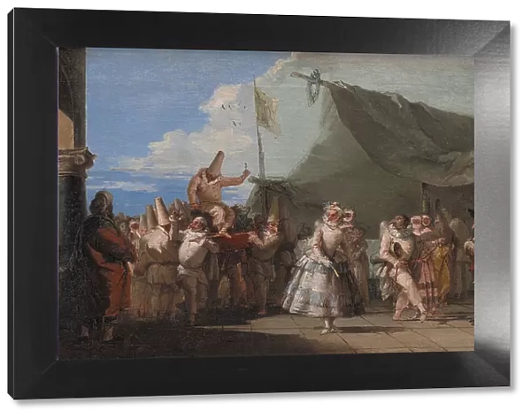 The Triumph of Pulcinella, 1760-1770. Artist: Tiepolo, Giandomenico (1727-1804)
