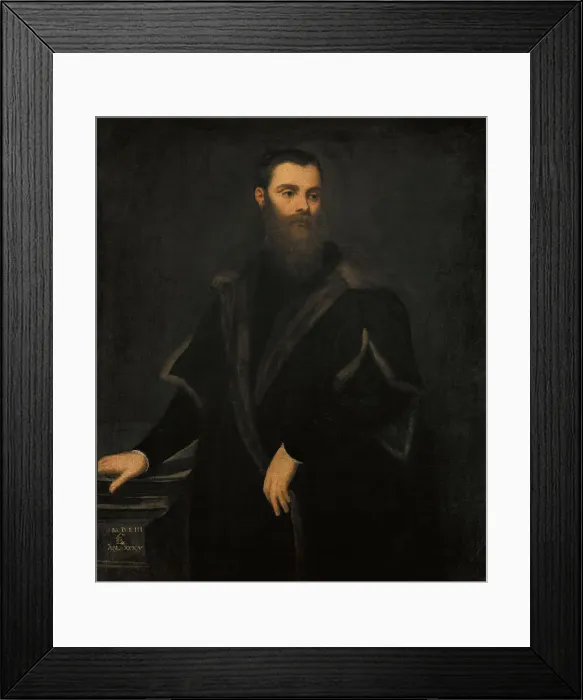 Framed Print : Portrait of Lorenzo Soranzo (1519-1575), 1553. Artist: Tintoretto, Jacopo (1518-1594) Framed Print : Portrait of Lorenzo Soranzo (1519-1575), 1553. Artist: Tintoretto, Jacopo (1518-1594)