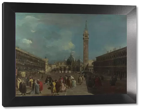 Venice, Piazza San Marco, ca 1760. Artist: Guardi, Francesco (1712-1793)