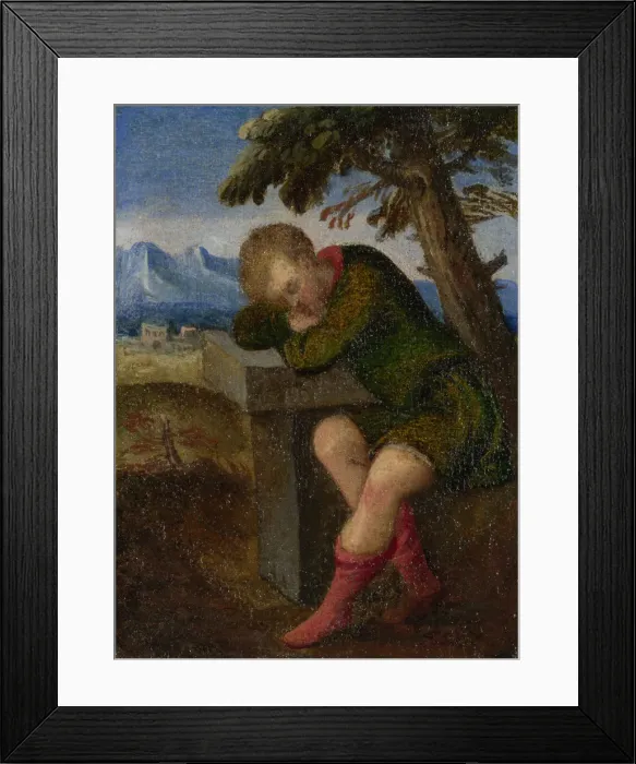 Framed Print : The Labours of the Months: August, c. 1580. Artist: Italian master Framed Print : The Labours of the Months: August, c. 1580. Artist: Italian master