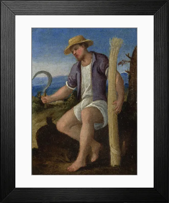 Framed Print : The Labours of the Months: June, c. 1580. Artist: Italian master Framed Print : The Labours of the Months: June, c. 1580. Artist: Italian master