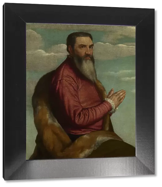 Praying Man with a Long Beard, ca 1545. Artist: Moretto da Brescia (ca 1498 - 1554)