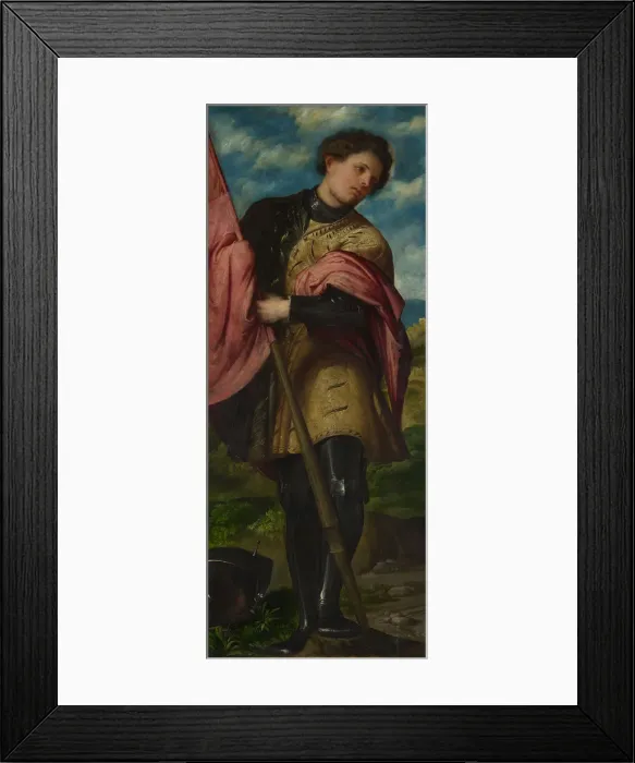 Framed Print : Saint Alexander, ca 1524. Artist: Romanino, Gerolamo (1485 / 6-1566) Framed Print : Saint Alexander, ca 1524. Artist: Romanino, Gerolamo (1485 / 6-1566)