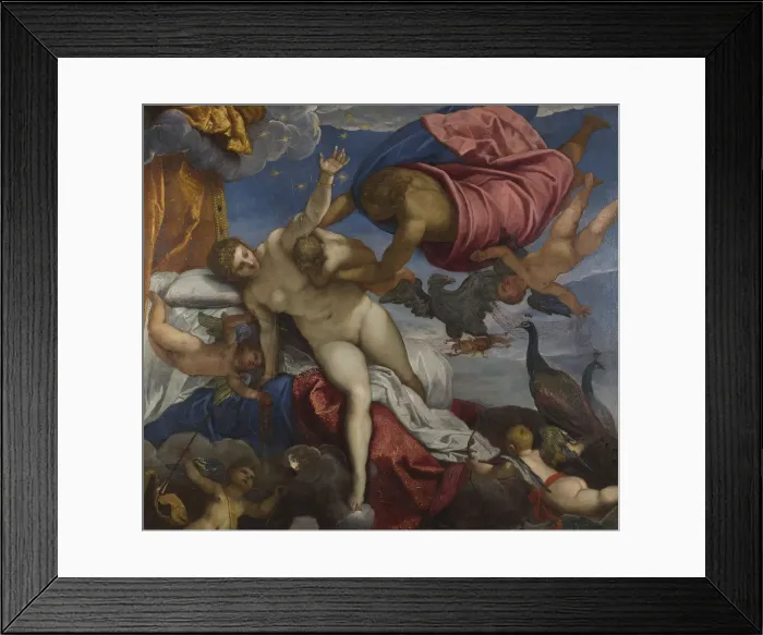 Framed Print : The Origin of the Milky Way, ca. 1575. Artist: Tintoretto, Jacopo (1518-1594) Framed Print : The Origin of the Milky Way, ca. 1575. Artist: Tintoretto, Jacopo (1518-1594)