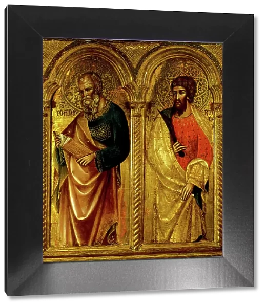 Apostles Saint James and Saint Bartholomew, ca 1345. Artist: Veneziano, Paolo (ca 1330-ca 1360)