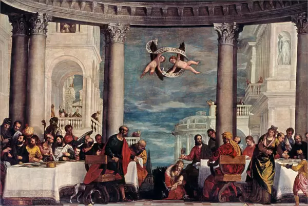 Feast in the House of Simon the Pharisee, 1570. Artist: Veronese, Paolo (1528-1588)