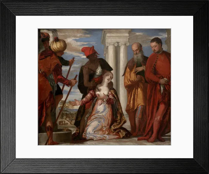 Framed Print : The Martyrdom of Saint Justine, 1570s. Artist: Veronese, Paolo (1528-1588) Framed Print : The Martyrdom of Saint Justine, 1570s. Artist: Veronese, Paolo (1528-1588)