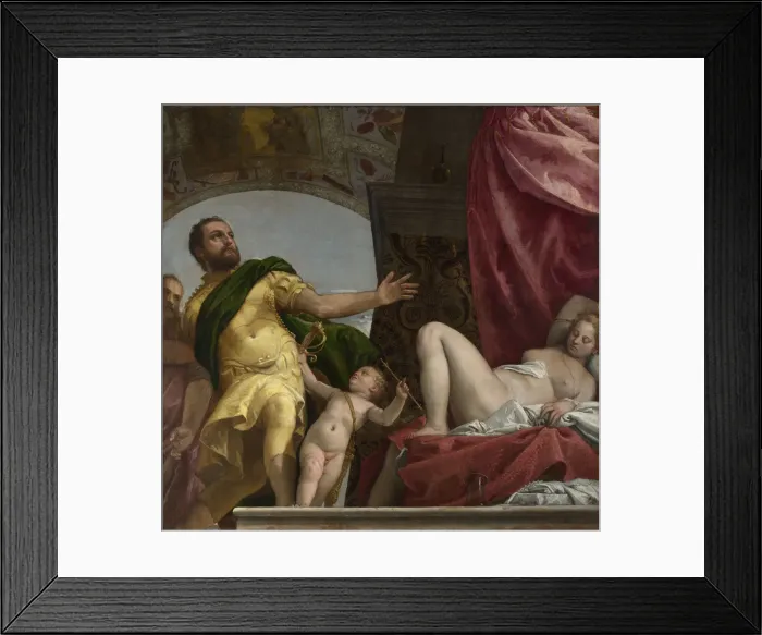 Framed Print : Respect (from Four Allegories of Love), ca. 1575. Artist: Veronese, Paolo (1528-1588) Framed Print : Respect (from Four Allegories of Love), ca. 1575. Artist: Veronese, Paolo (1528-1588)