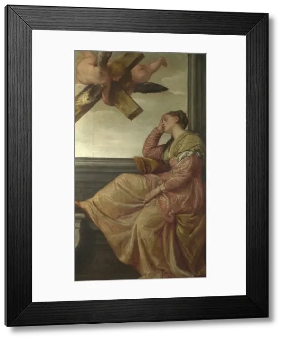Framed Print : The Dream of Saint Helena, c. 1570. Artist: Veronese, Paolo (1528-1588) Framed Print : The Dream of Saint Helena, c. 1570. Artist: Veronese, Paolo (1528-1588)