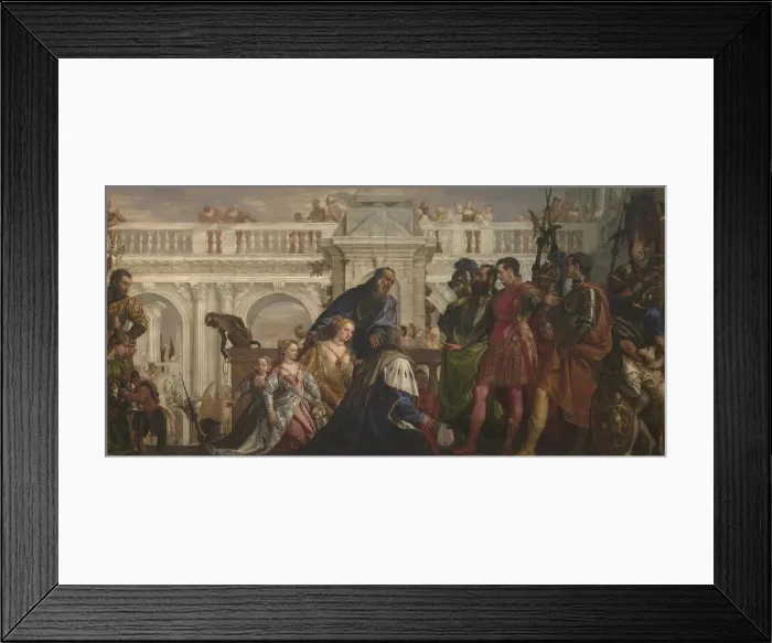 Framed Print : The Family of Darius before Alexander, c. 1565. Artist: Veronese, Paolo (1528-1588) Framed Print : The Family of Darius before Alexander, c. 1565. Artist: Veronese, Paolo (1528-1588)