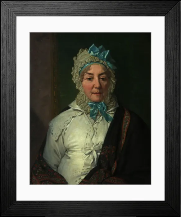Framed Print : Portrait of Yekaterina Alexandrovna Arkharova, 1820. Artist: Borovikovsky, Vladimir Lukich (1757-1825) Framed Print : Portrait of Yekaterina Alexandrovna Arkharova, 1820. Artist: Borovikovsky, Vladimir Lukich (1757-1825)