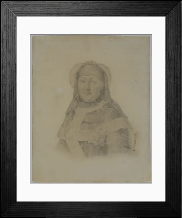 Framed Print : Catherine II in mourning, 1762. Artist: Chemesov, Yefgraf Petrovich (1737-1765) Framed Print : Catherine II in mourning, 1762. Artist: Chemesov, Yefgraf Petrovich (1737-1765)