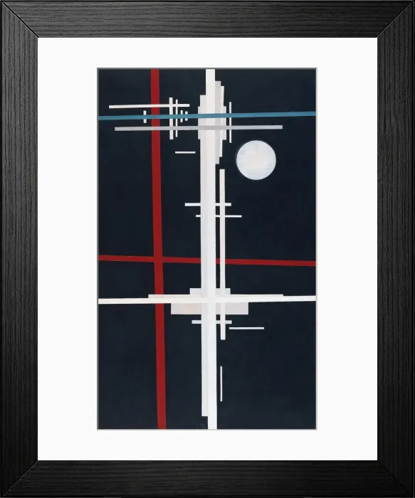 Framed Print : Suprematist Composition, 1923. Artist: Chashnik, Ilya Grigoryevich (1902-1929) Framed Print : Suprematist Composition, 1923. Artist: Chashnik, Ilya Grigoryevich (1902-1929)