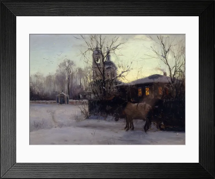 Framed Print : Landscape. Artist: Klodt, Nikolai Alexandrovich (1865-1918) Framed Print : Landscape. Artist: Klodt, Nikolai Alexandrovich (1865-1918)
