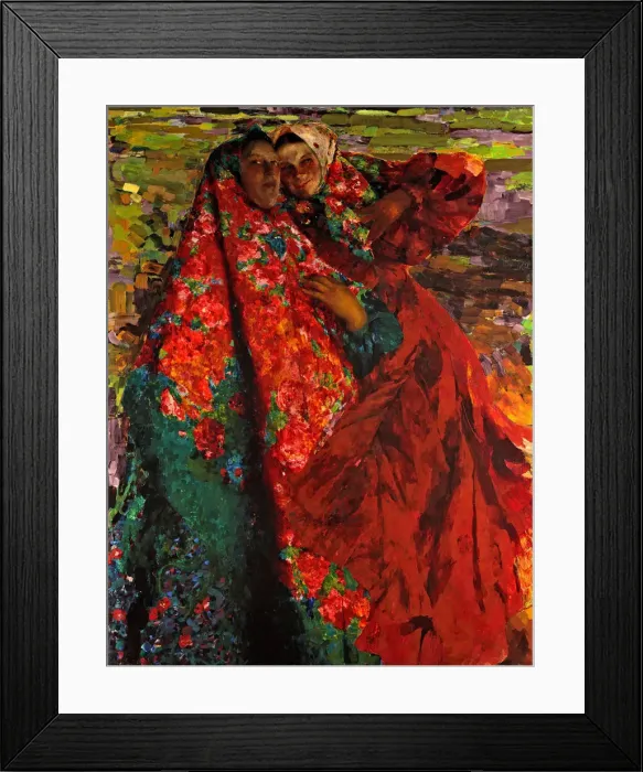 Framed Print : Peasant Women, 1905. Artist: Malyavin, Filipp Andreyevich (1869-1940) Framed Print : Peasant Women, 1905. Artist: Malyavin, Filipp Andreyevich (1869-1940)