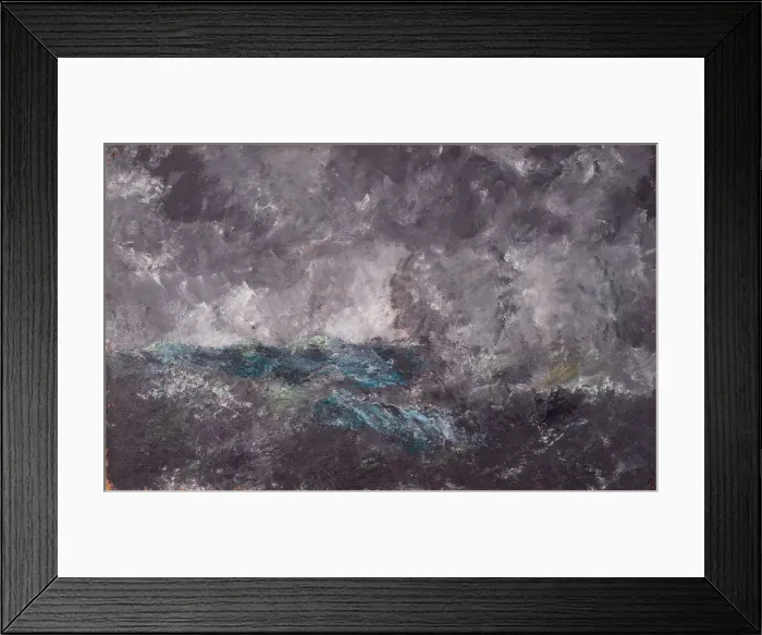 Framed Print : The Flying Dutchman, 1892. Artist: Strindberg, August (1849-1912) Framed Print : The Flying Dutchman, 1892. Artist: Strindberg, August (1849-1912)