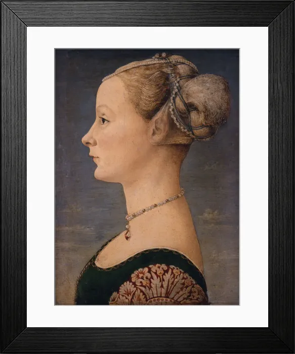 Framed Print : Portrait of a Woman, Second Half of the 15th cen Artist: Pollaiuolo, Piero del (1443-1496) Framed Print : Portrait of a Woman, Second Half of the 15th cen Artist: Pollaiuolo, Piero del (1443-1496)