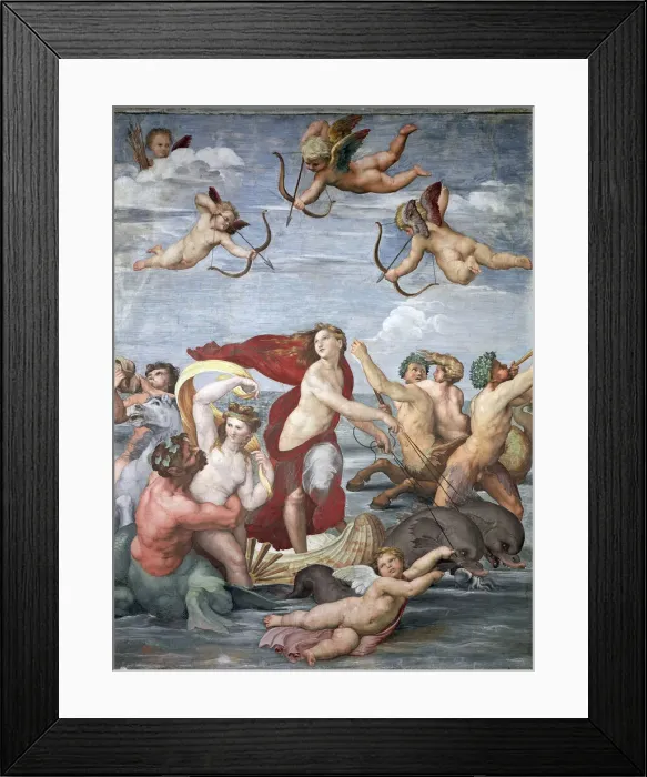Framed Print : Triumph of Galatea, c. 1512. Artist: Raphael (1483-1520) Framed Print : Triumph of Galatea, c. 1512. Artist: Raphael (1483-1520)