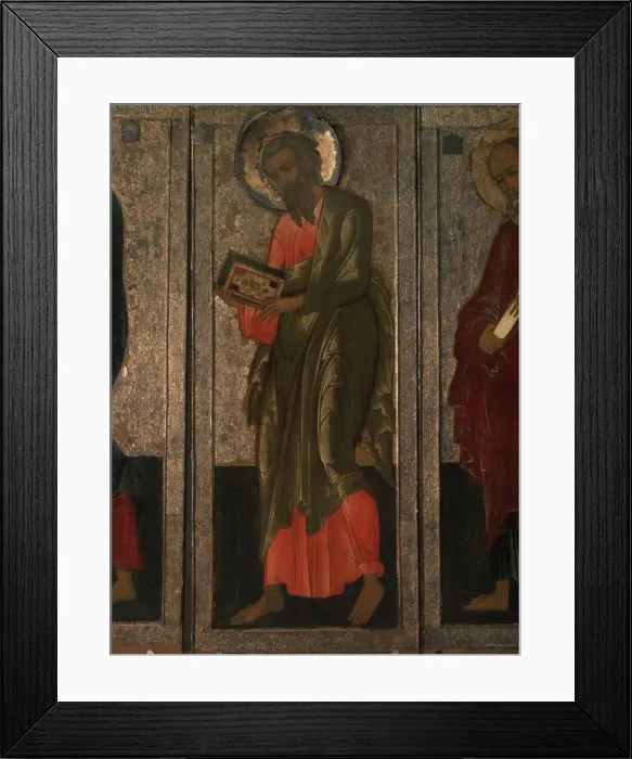 Framed Print : Saint Matthew the Apostle (From the Deesis range), 16th century. Artist: Russian icon Framed Print : Saint Matthew the Apostle (From the Deesis range), 16th century. Artist: Russian icon