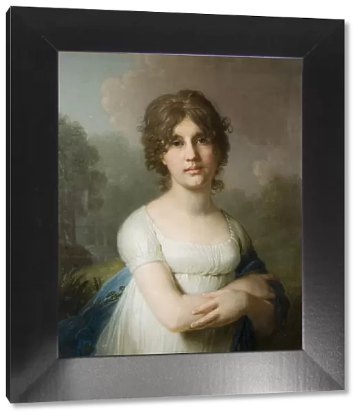 Portrait of Countess Yekaterina Gavriilovna Gagarina (1783-1861), 1801. Artist: Borovikovsky, Vladimir Lukich (1757-1825)