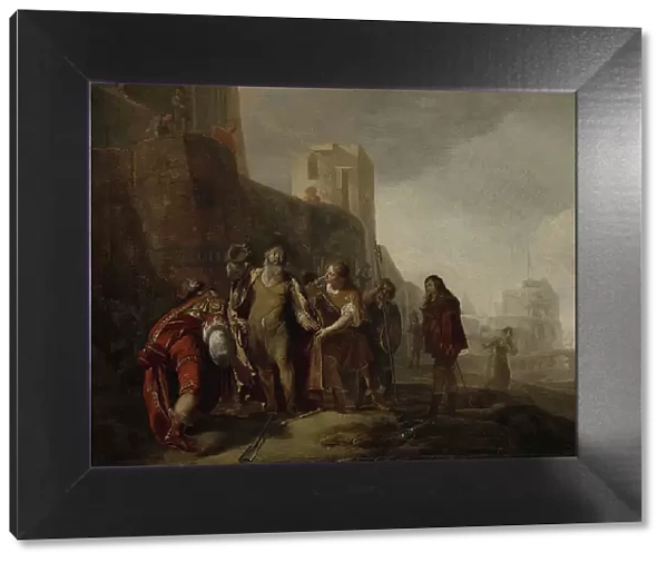 The Legates of Alexander the Great Investing the Gardener Abdalonymus with the Insignia of the Kingship of Sidon, 1649. Artist: Knupfer, Nicolaes (1609-1655)