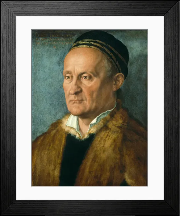 Framed Print : Portrait of Jakob Muffel (1471-1526), 1526. Artist: Durer, Albrecht (1471-1528) Framed Print : Portrait of Jakob Muffel (1471-1526), 1526. Artist: Durer, Albrecht (1471-1528)