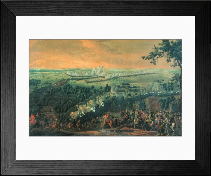 Framed Print : The Battle of Lesnaya, 1720s. Artist: Larmessin, Nicolas de (1684-1755) Framed Print : The Battle of Lesnaya, 1720s. Artist: Larmessin, Nicolas de (1684-1755)