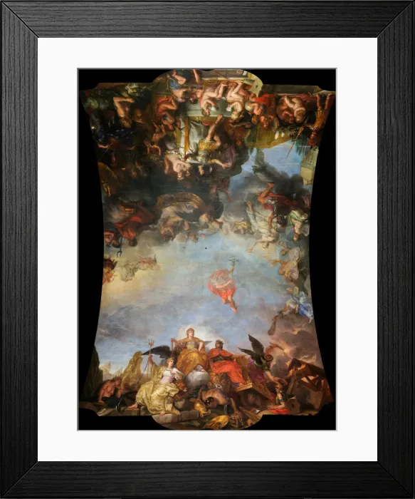Framed Print : The King governs by himself, 1661, 1680s. Artist: Le Brun, Charles (1619-1690) Framed Print : The King governs by himself, 1661, 1680s. Artist: Le Brun, Charles (1619-1690)