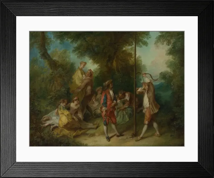Framed Print : The Four Ages of Man: Maturity, ca 1735. Artist: Lancret, Nicolas (1690-1743) Framed Print : The Four Ages of Man: Maturity, ca 1735. Artist: Lancret, Nicolas (1690-1743)