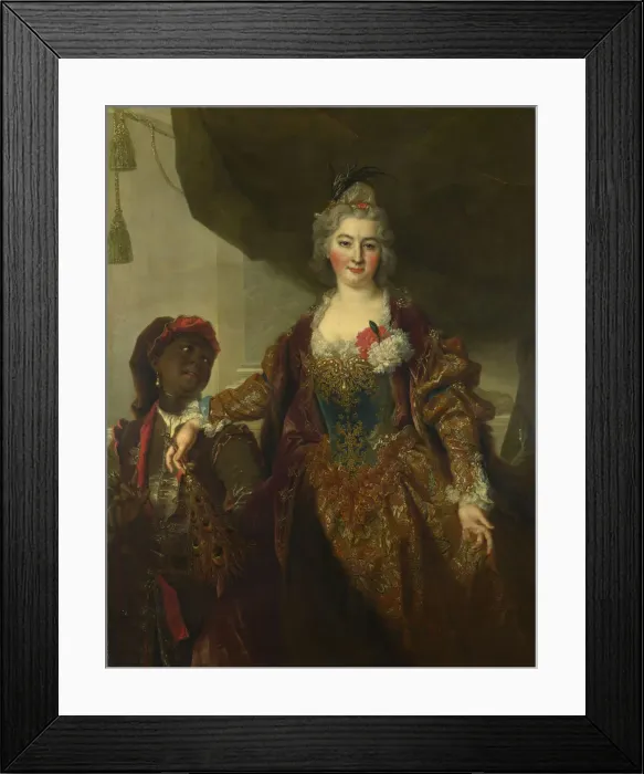 Framed Print : Portrait of Princess Rakoczi (1649-1722), ca 1720. Artist: Largilliere, Nicolas, de (1656-1746) Framed Print : Portrait of Princess Rakoczi (1649-1722), ca 1720. Artist: Largilliere, Nicolas, de (1656-1746)