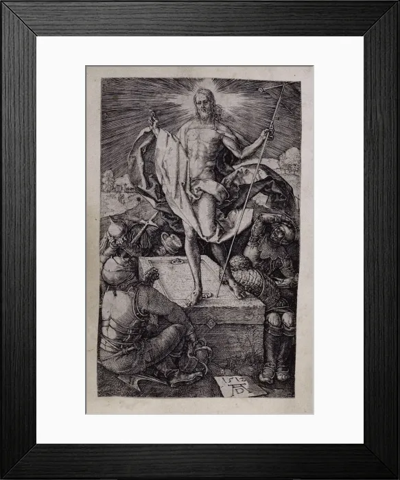 Framed Print : The Resurrection, 1512. Artist: Durer, Albrecht (1471-1528) Framed Print : The Resurrection, 1512. Artist: Durer, Albrecht (1471-1528)