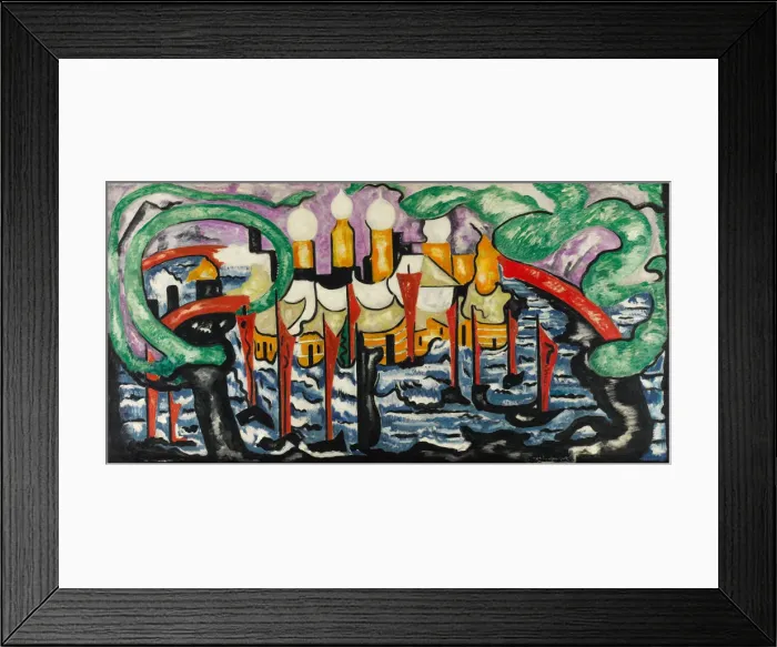 Framed Print : Composition No 62. Artist: Heemskerck van Beest, Jacoba van (1876-1923) Framed Print : Composition No 62. Artist: Heemskerck van Beest, Jacoba van (1876-1923)