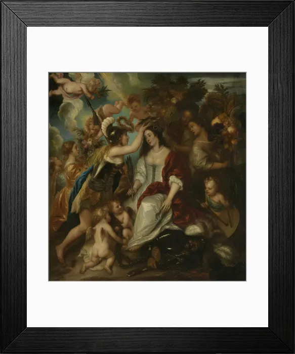 Framed Print : Allegory of Peace, 1652. Artist: Lievens, Jan (1607-1674) Framed Print : Allegory of Peace, 1652. Artist: Lievens, Jan (1607-1674)