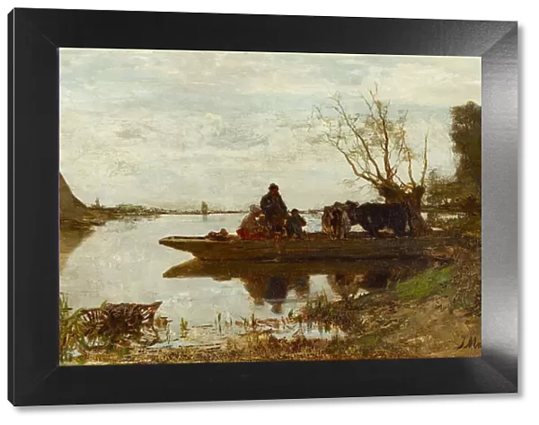 Ferry, 1870. Artist: Maris, Jacob (1837-1899)