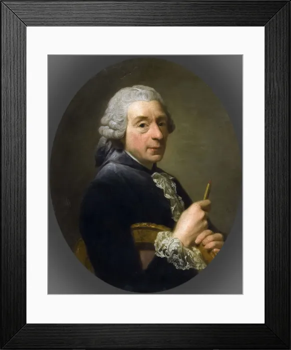 Framed Print : Portrait of Francois Boucher (1703-1770). Artist: Roslin, Alexander (1718-1793) Framed Print : Portrait of Francois Boucher (1703-1770). Artist: Roslin, Alexander (1718-1793)