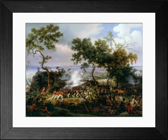 Framed Print : The Battle of Barrosa, 5 March 1811. Artist: Lejeune, Louis-Francois, Baron (1775-1848) Framed Print : The Battle of Barrosa, 5 March 1811. Artist: Lejeune, Louis-Francois, Baron (1775-1848)