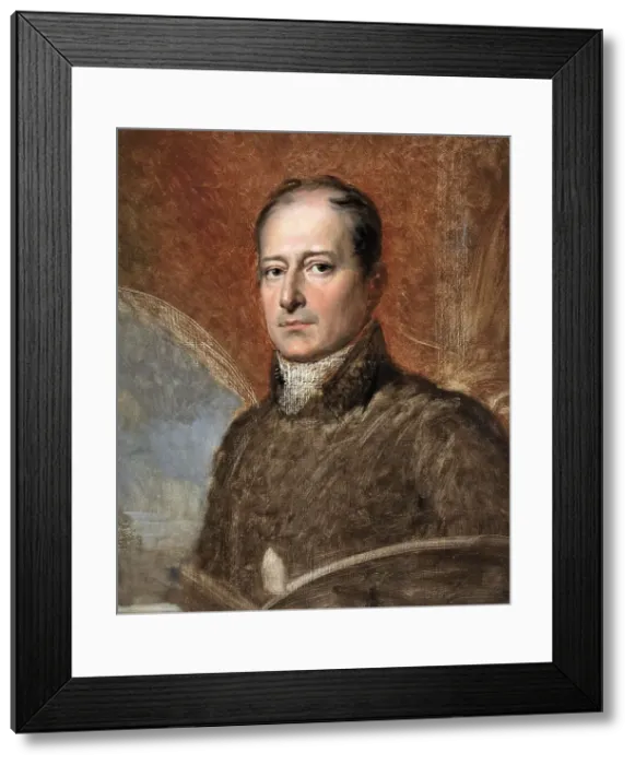 Framed Print : Self-Portrait. Artist: Gerard, Francois Pascal Simon (1770-1837) Framed Print : Self-Portrait. Artist: Gerard, Francois Pascal Simon (1770-1837)