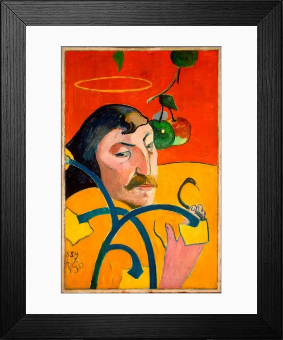 Framed Print : Self-Portrait. Artist: Gauguin, Paul Eugene Henri (1848-1903) Framed Print : Self-Portrait. Artist: Gauguin, Paul Eugene Henri (1848-1903)