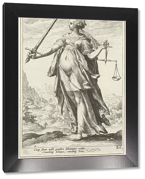 Fairness (Justice). Artist: Goltzius, Hendrick (1558-1617)