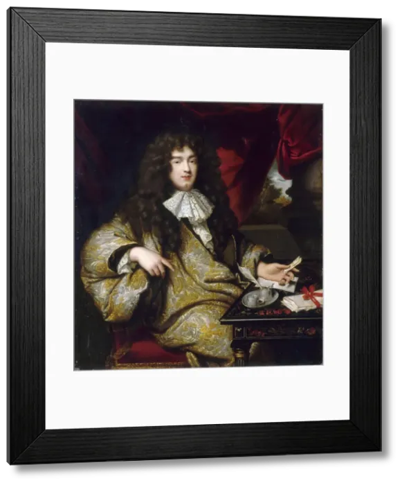 Framed Print : Jean-Baptiste Colbert, marquis de Seignelay (1651-1690). Artist: Nattier, Jean-Marc (1685-1766) Framed Print : Jean-Baptiste Colbert, marquis de Seignelay (1651-1690). Artist: Nattier, Jean-Marc (1685-1766)