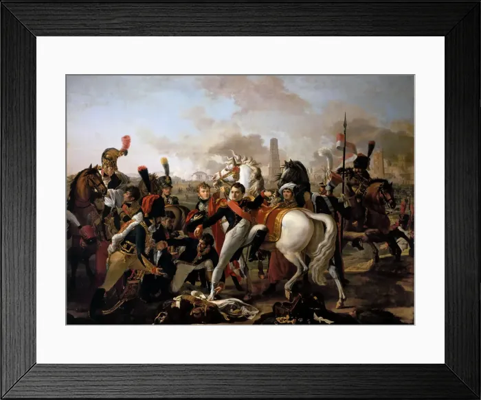 Framed Print : Napoleon wounded before Ratisbon, April 23, 1809. Artist: Gautherot, Claude (1769-1825) Framed Print : Napoleon wounded before Ratisbon, April 23, 1809. Artist: Gautherot, Claude (1769-1825)