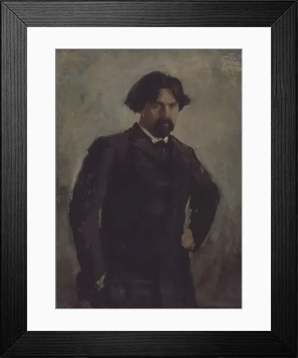 Framed Print : Portrait of the artist Vasily Surikov (1848-1916). Artist: Serov, Valentin Alexandrovich (1865-1911) Framed Print : Portrait of the artist Vasily Surikov (1848-1916). Artist: Serov, Valentin Alexandrovich (1865-1911)