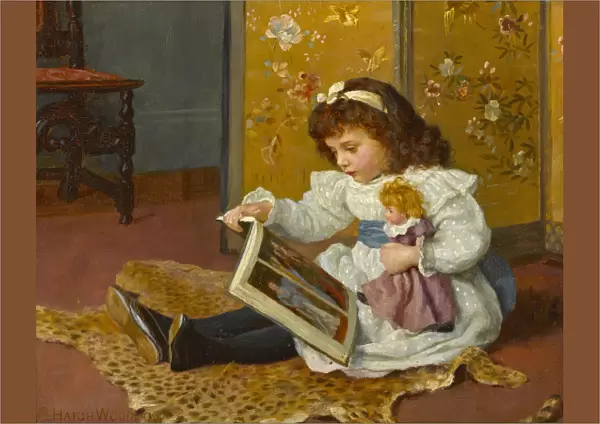 Story Time. Artist: Haigh-Wood, Charles (1856-1927)